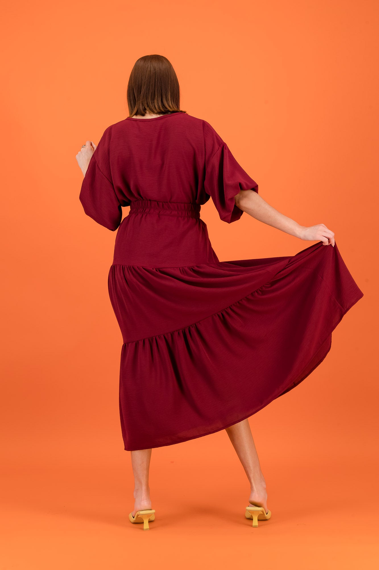 JENNY SKIRT & TOP SET - wine
