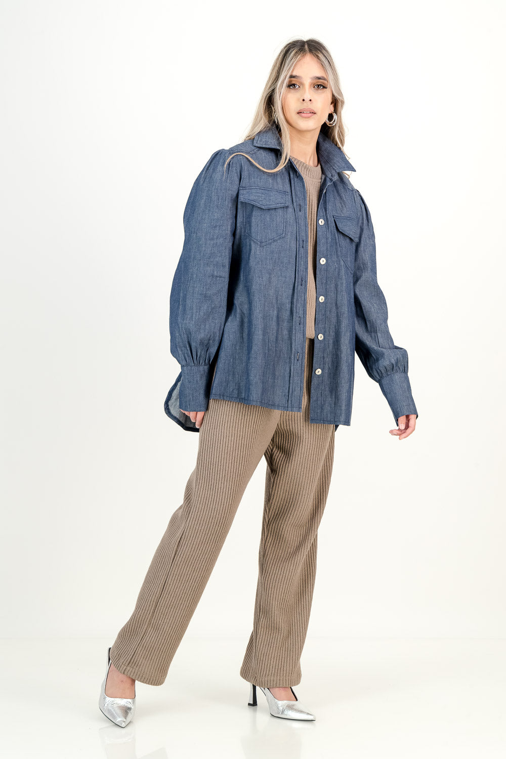 DL ALIA SHIRT - dark wash