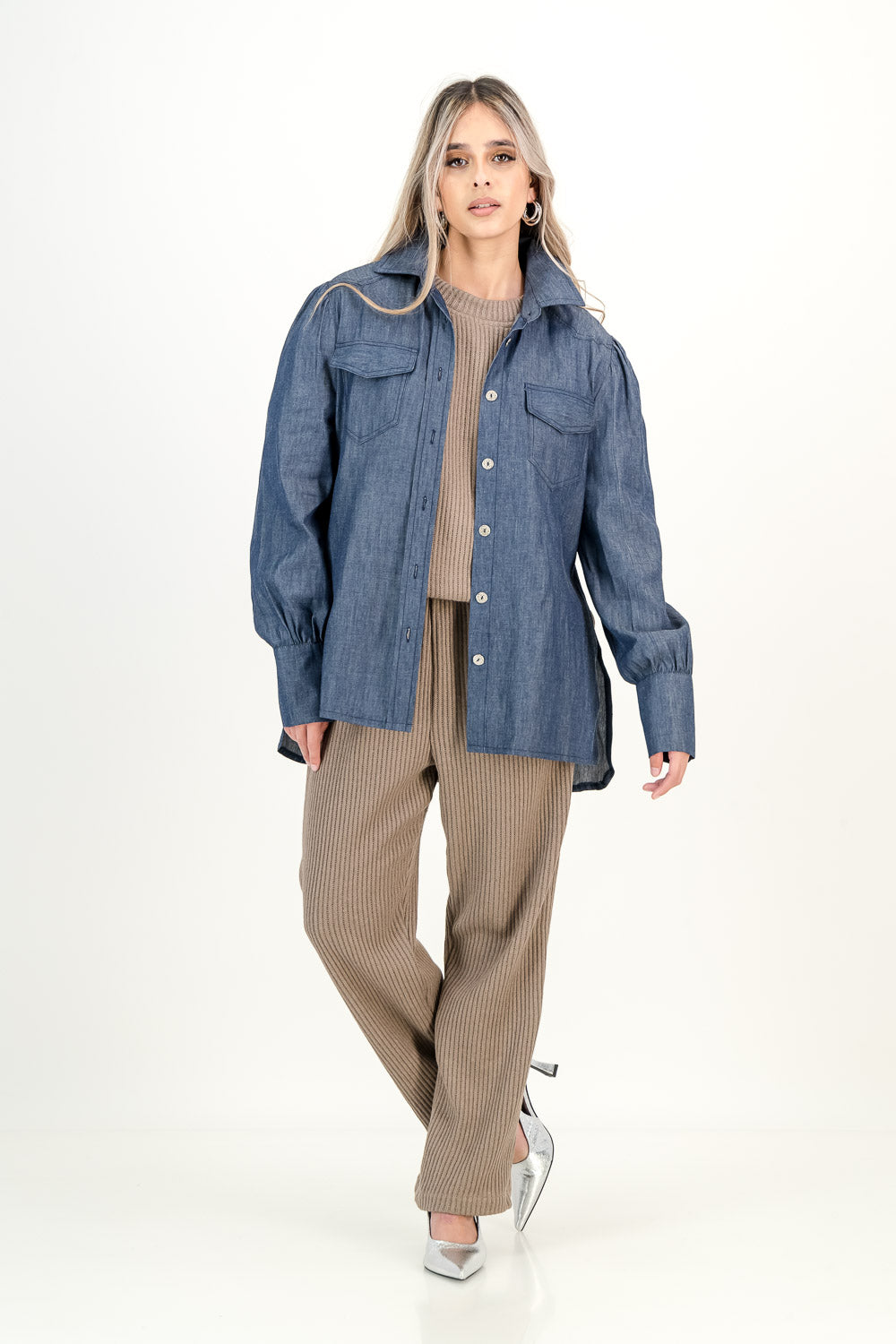DL ALIA SHIRT - dark wash
