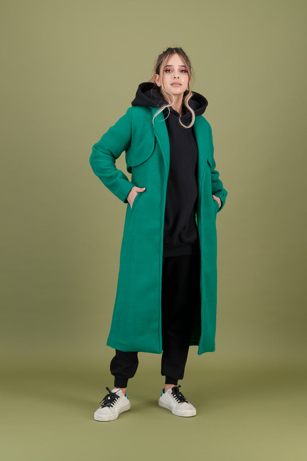 EMMA TRENCH COAT -  green