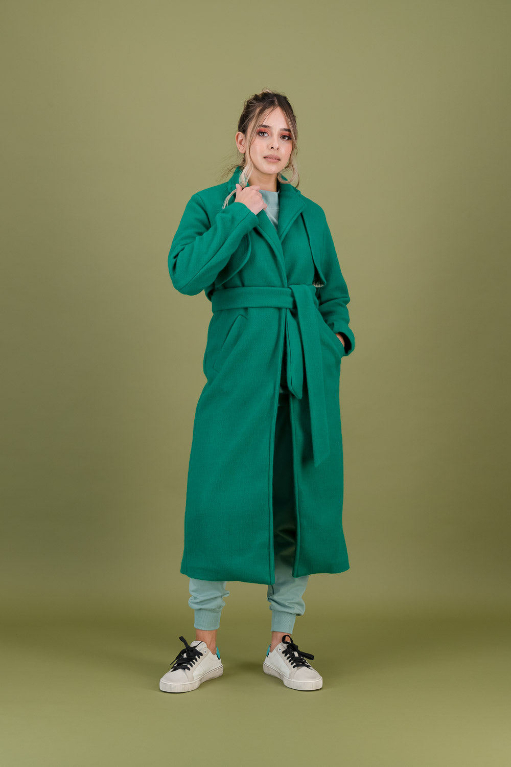 EMMA TRENCH COAT -  green