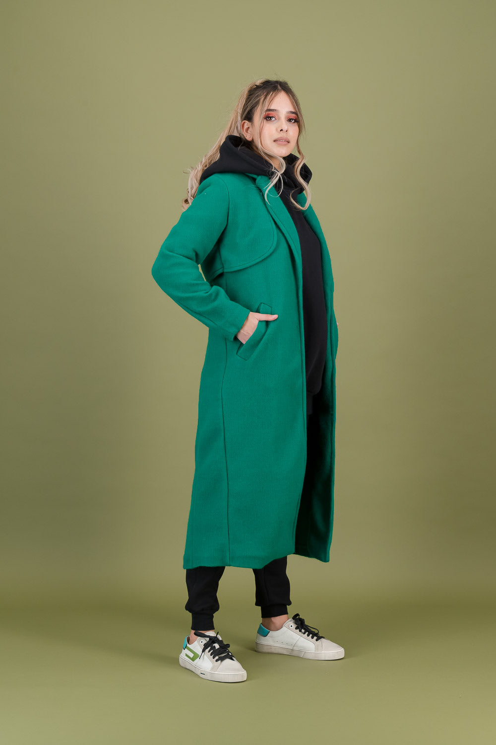 EMMA TRENCH COAT -  green