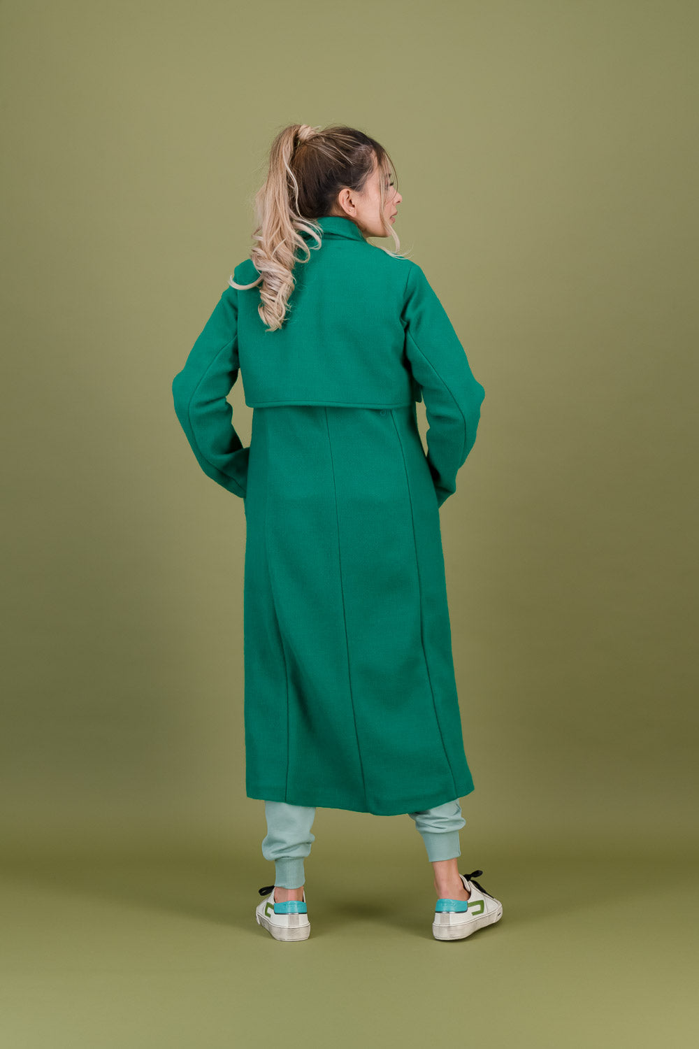 EMMA TRENCH COAT -  green